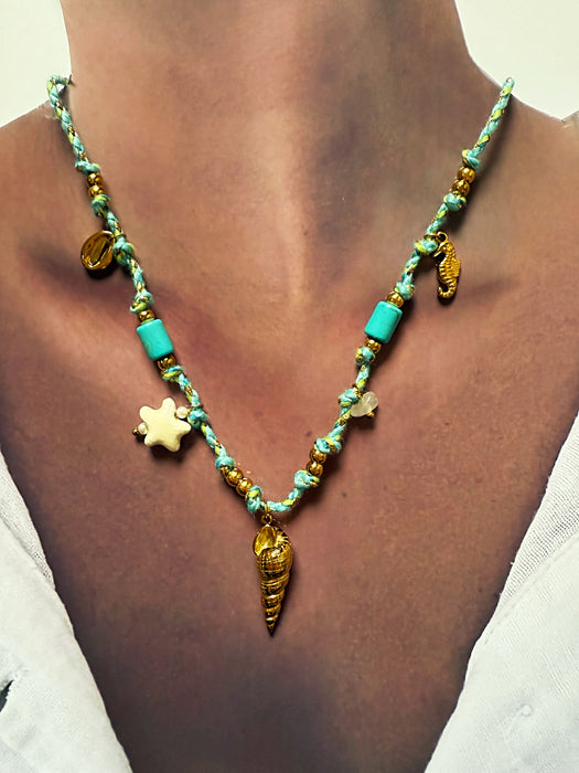 Collar Aguamarina